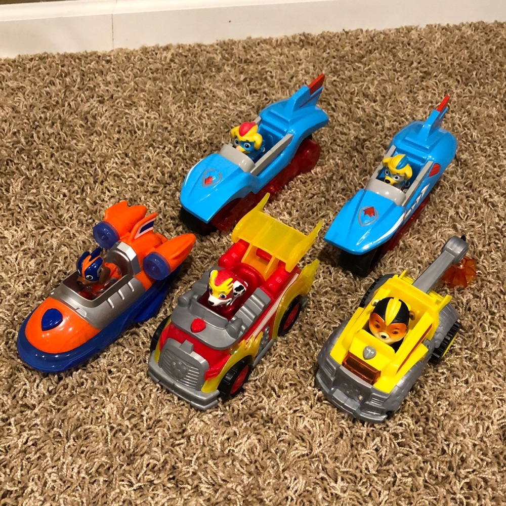 COPY - Paw Patrol Pups w/ Vehicles